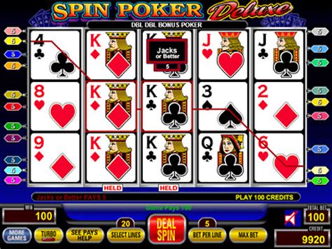  play spin poker deluxe free online